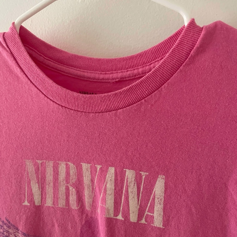 Pink baggy shirt